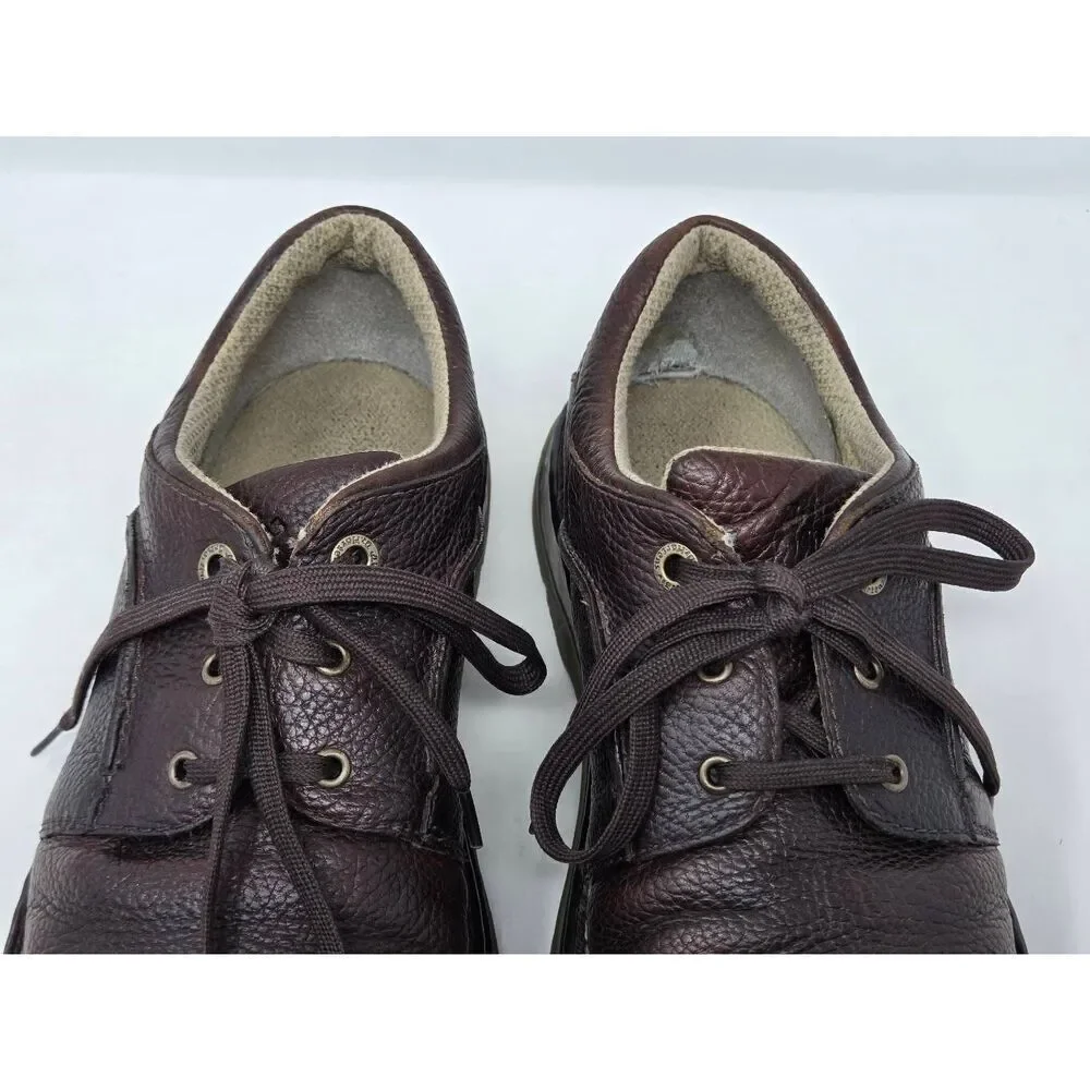 DR MARTENS BROWN LEATHER OXFORDS SHOES AW004 MEN'S SIZE US 12 M LACE UP 11194